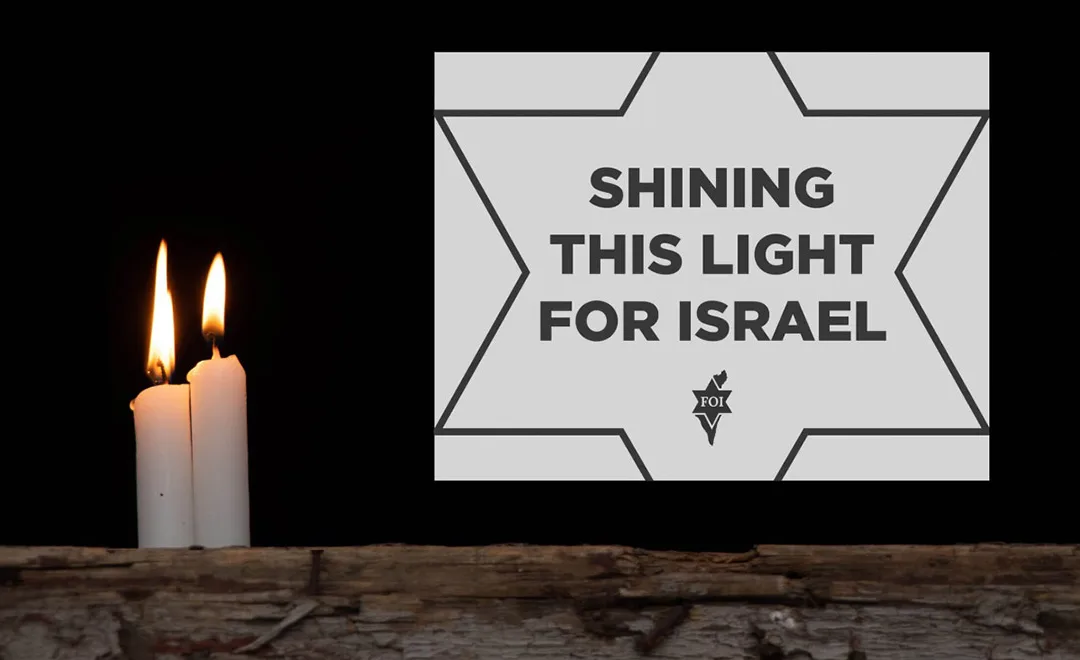 Christians Light a Candle for Israel on December 7
